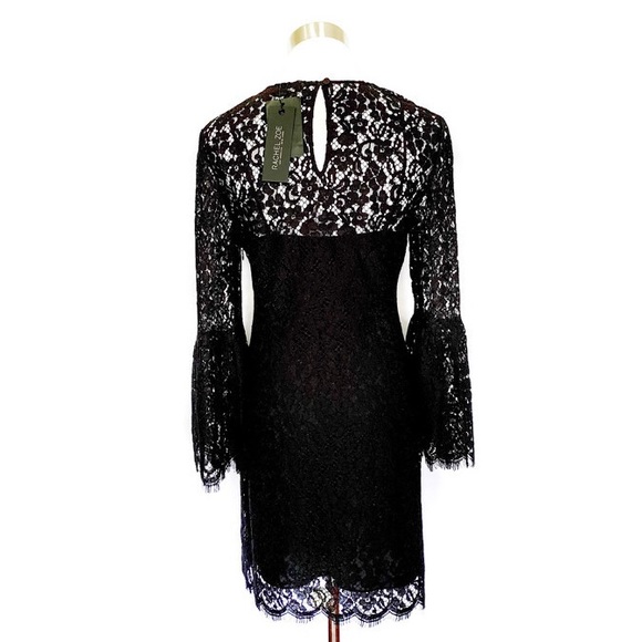 Rachel Zoe Lace Dress with Bell Sleeves 4 - Picture 5 of 8